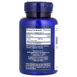Life Extension - L-Lysine - 100 Vegetarian Capsules
