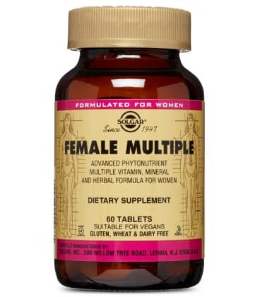 Solgar - Female Multiple - 60 Tablets – Solgar förpackning