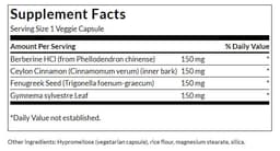Swanson - Berberine Complex With Cinnamon, Gymnema & Fenugreek - 90 Caps