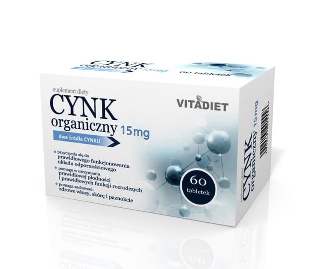 VITADIET - Organic Zinc - 60 Tabs – VitaDiet