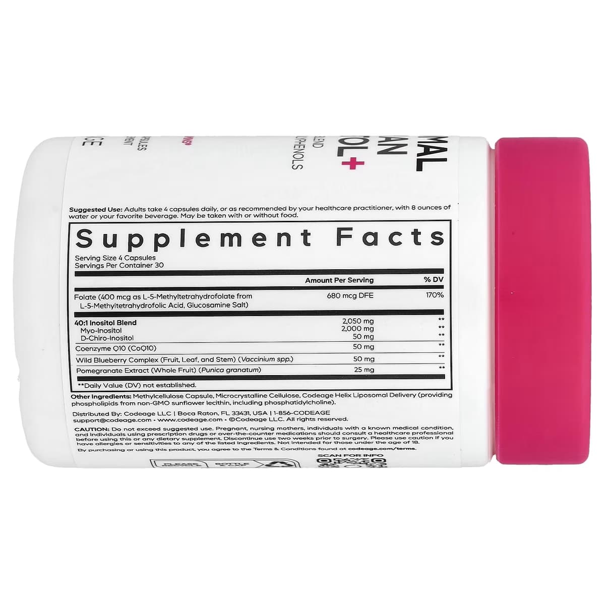 Codeage - Liposomalt inositol+
