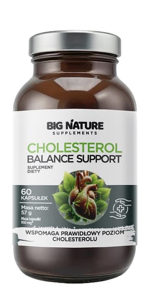 Big Nature - Cholesterol Balance Support - 60 Caps – Big Nature förpackning
