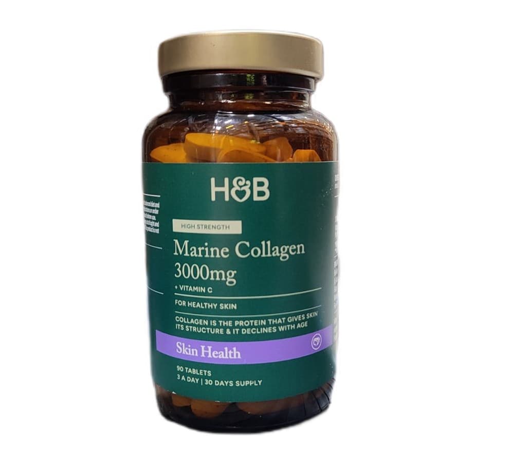Holland & Barrett - Marine Collagen with Vitamin C – Holland & Barrett förpackning