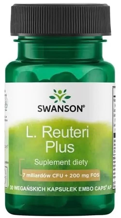 Swanson - L. Reuteri Plus - 30 Vcaps – Swanson förpackning