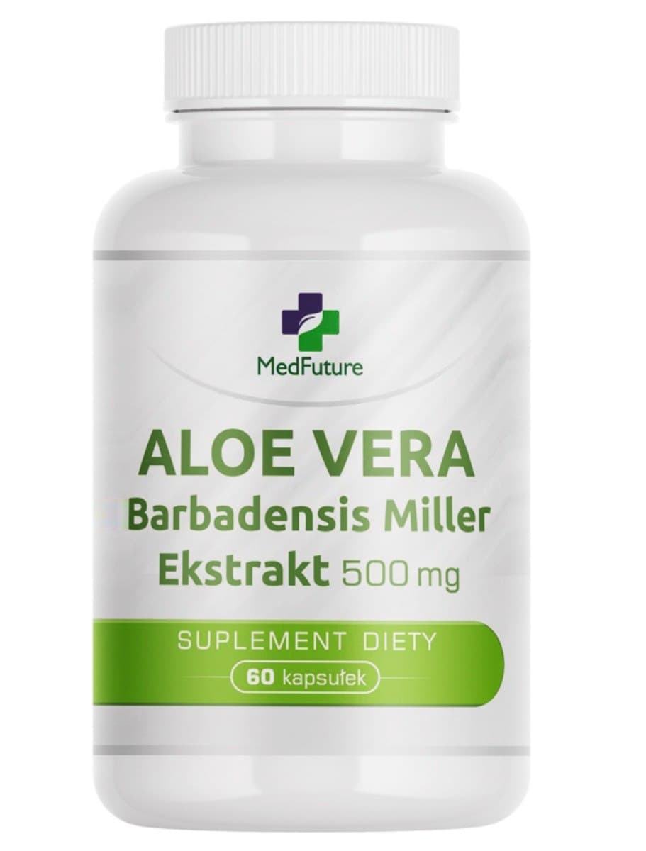 MedFuture - Aloe Vera Barbadensis Miller Extract - 60 Caps – MedFuture förpackning