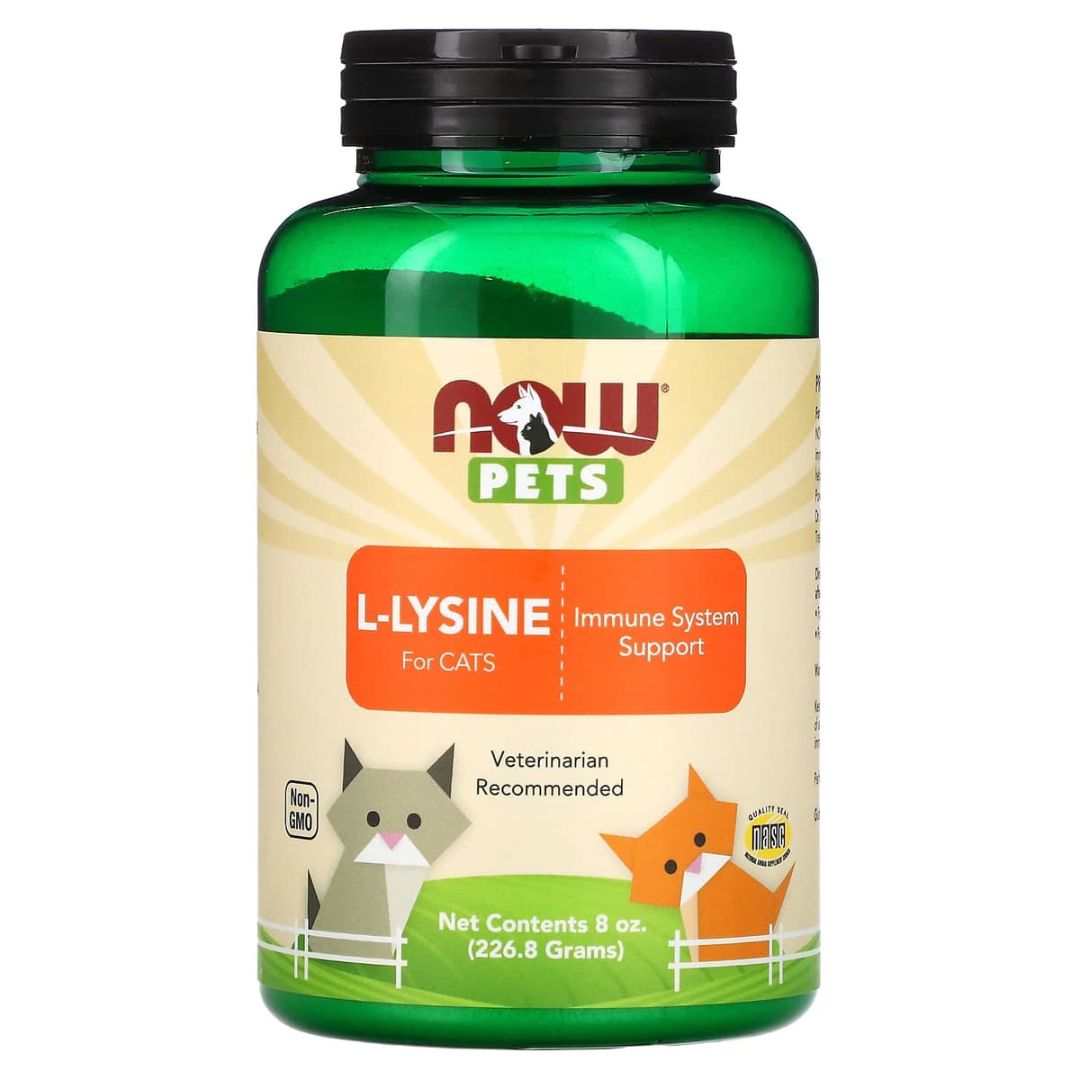 NOW Foods - L-Lysine For Cats - 226.8g