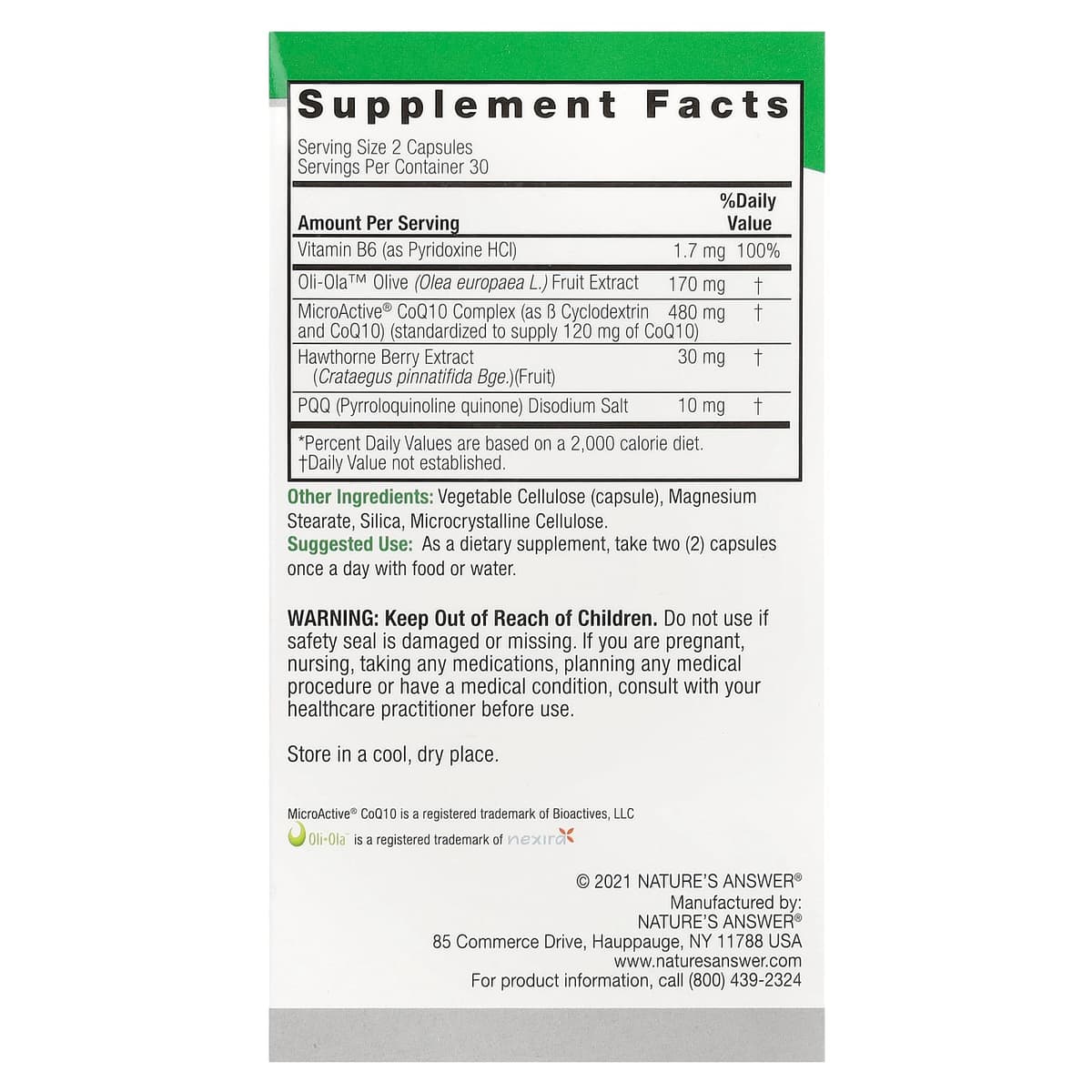 Nature's Answer - Cardi Blend - 60 Vcaps