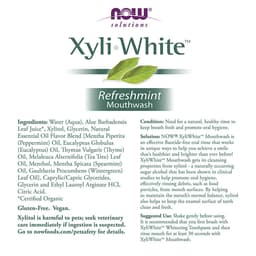 NOW Foods - Xyli White Refreshmint Mouthwash - 473ml