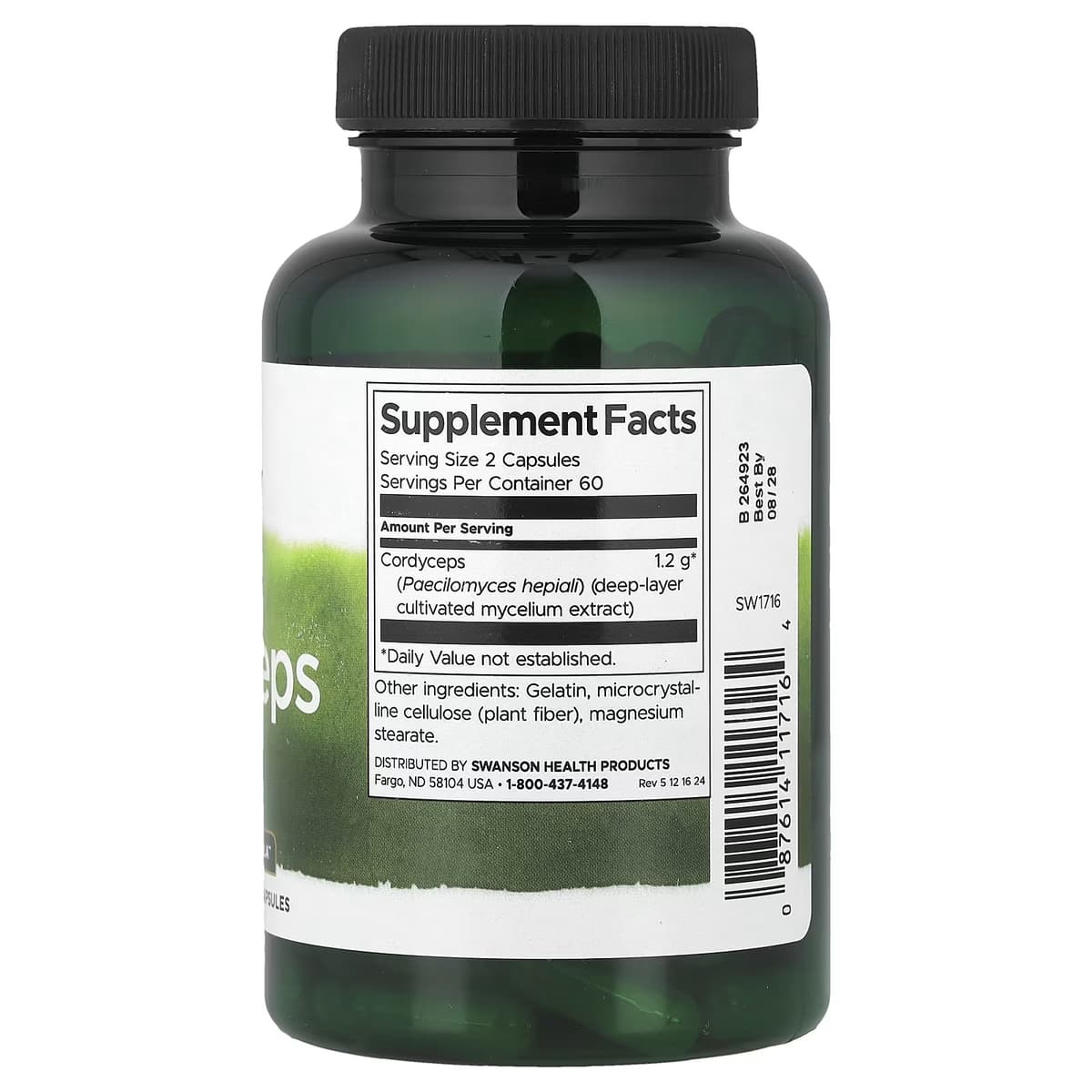 Swanson - Cordyceps - 120 Caps