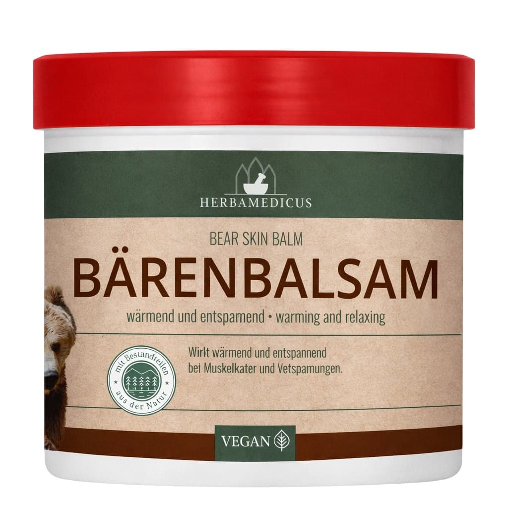 Herbamedicus - Bear Skin Balm - 250ml – Herbamedicus förpackning