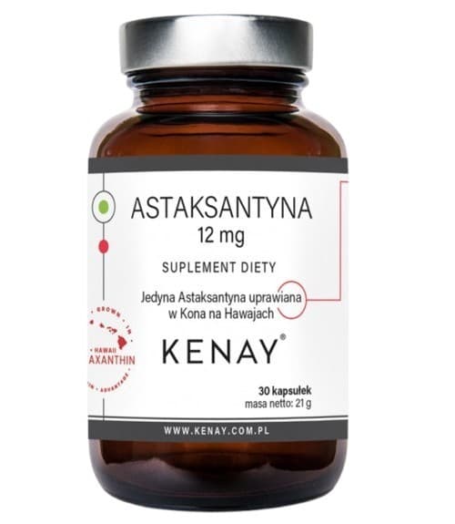Kenay - Astaksantin - 12mg, 30 Caps