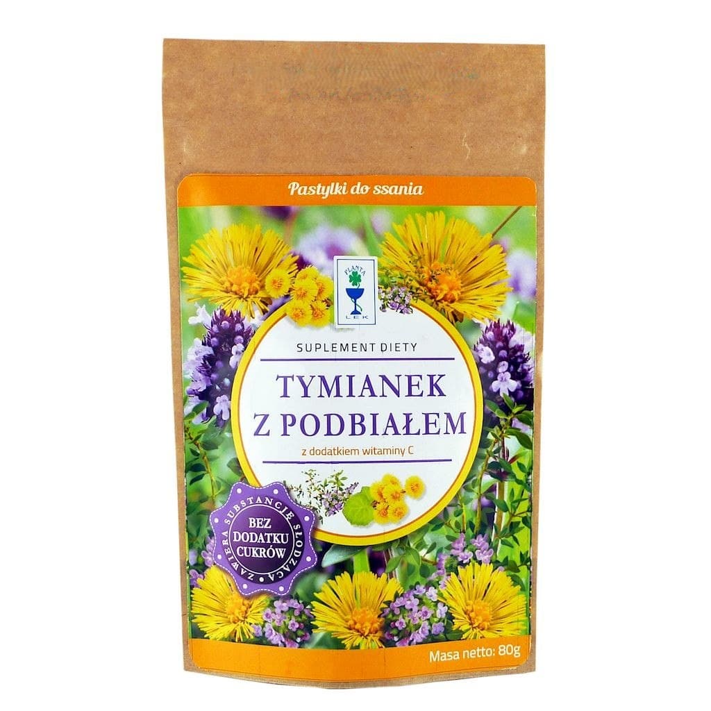 Planta-Lek - Herbal Lozenges Dietary Supplement - 80g – Planta-Lek förpackning