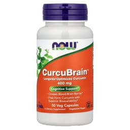 NOW Foods - Curcubrain - 50 Vcaps