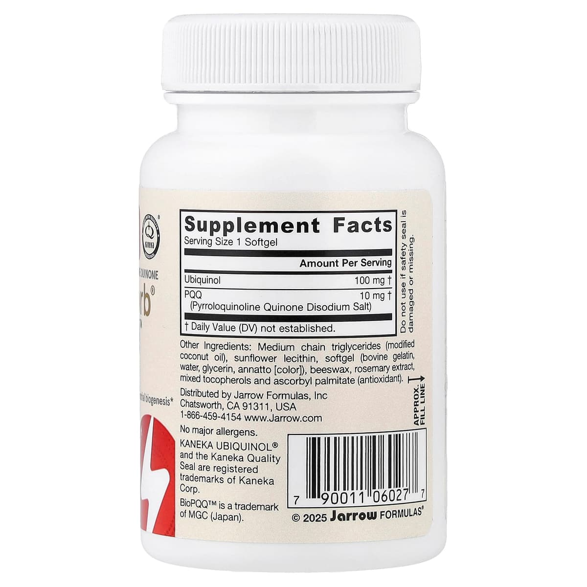 Jarrow Formulas - QH-absorb + PQQ - 30 pehmeäkapl