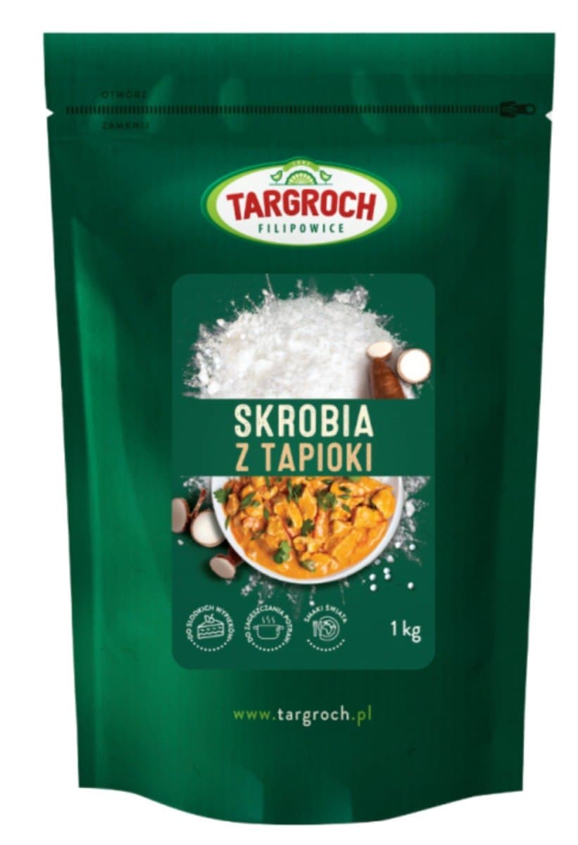 Targroch Skrobia z tapioki 1 kg – Targroch förpackning