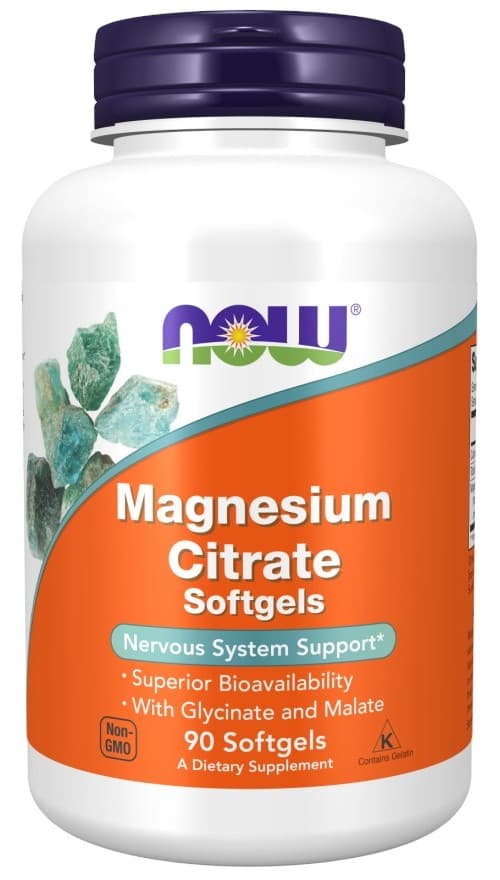 Now Foods - Magnesium Citrate – NOW Foods förpackning