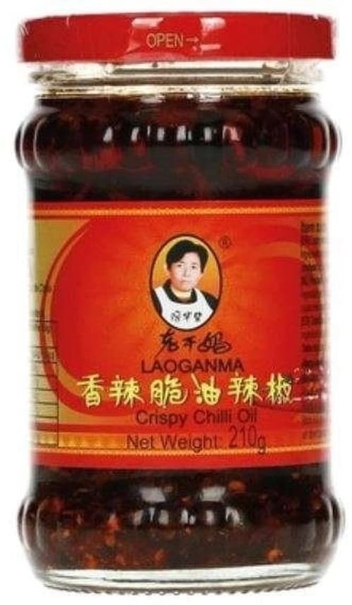 LaoGanMa - Chiliolie med sprøde løg - 210 g – LaoGanMa