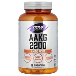 NOW Foods - AAKG 2200 - 180 Vcaps