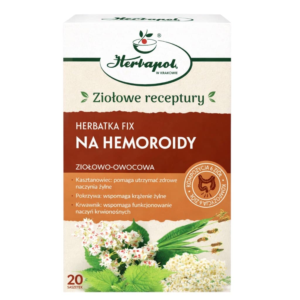 Herbapol Kraków - Hemorrhoids Fix Herbal Tea - 20 Sachets