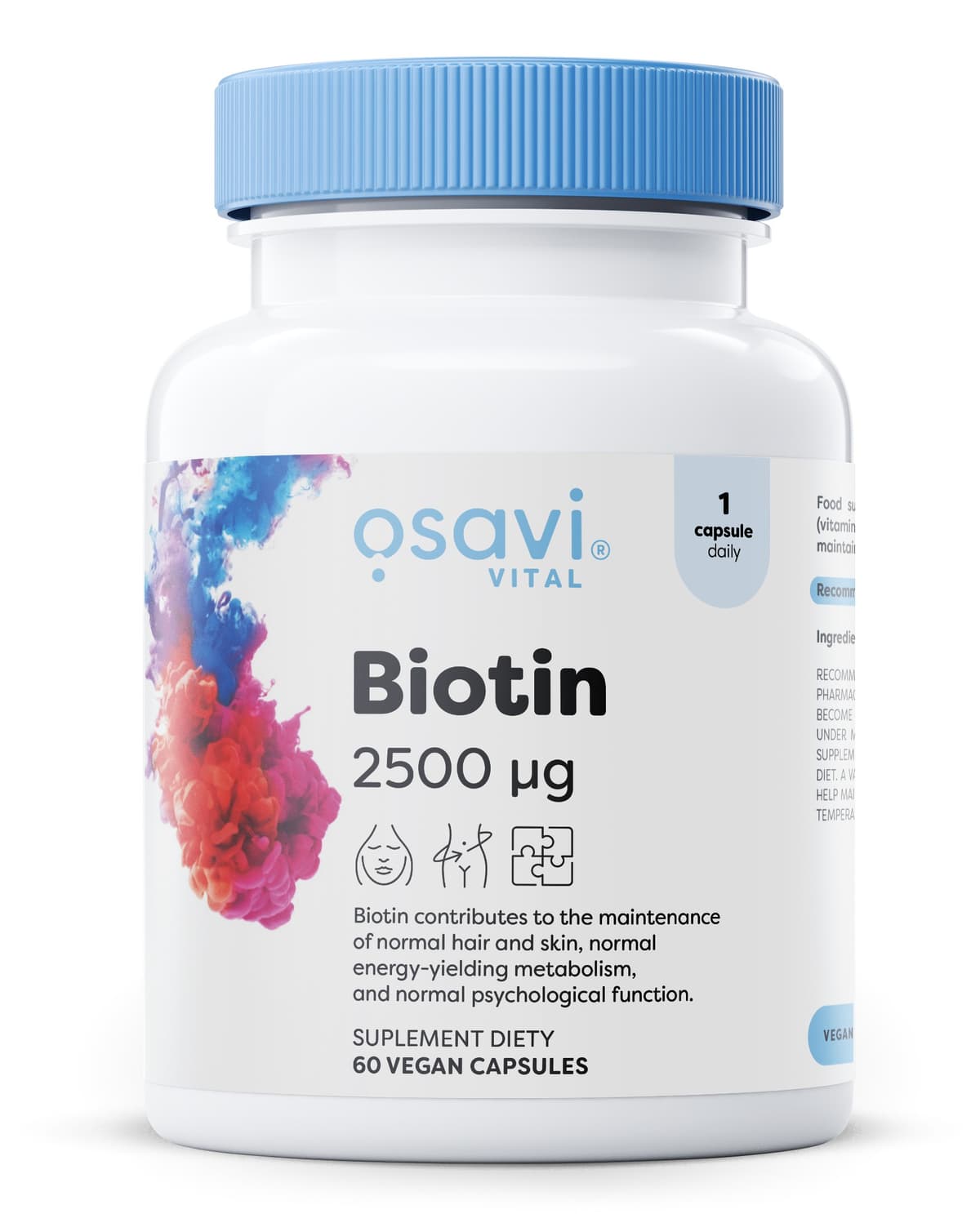 Osavi Nature - Biotin - 60 Vcaps – Osavi förpackning
