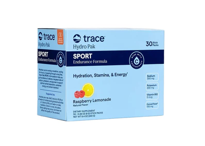 Trace Minerals - Hydro Pak Sport Endurance Formula – Trace Minerals förpackning