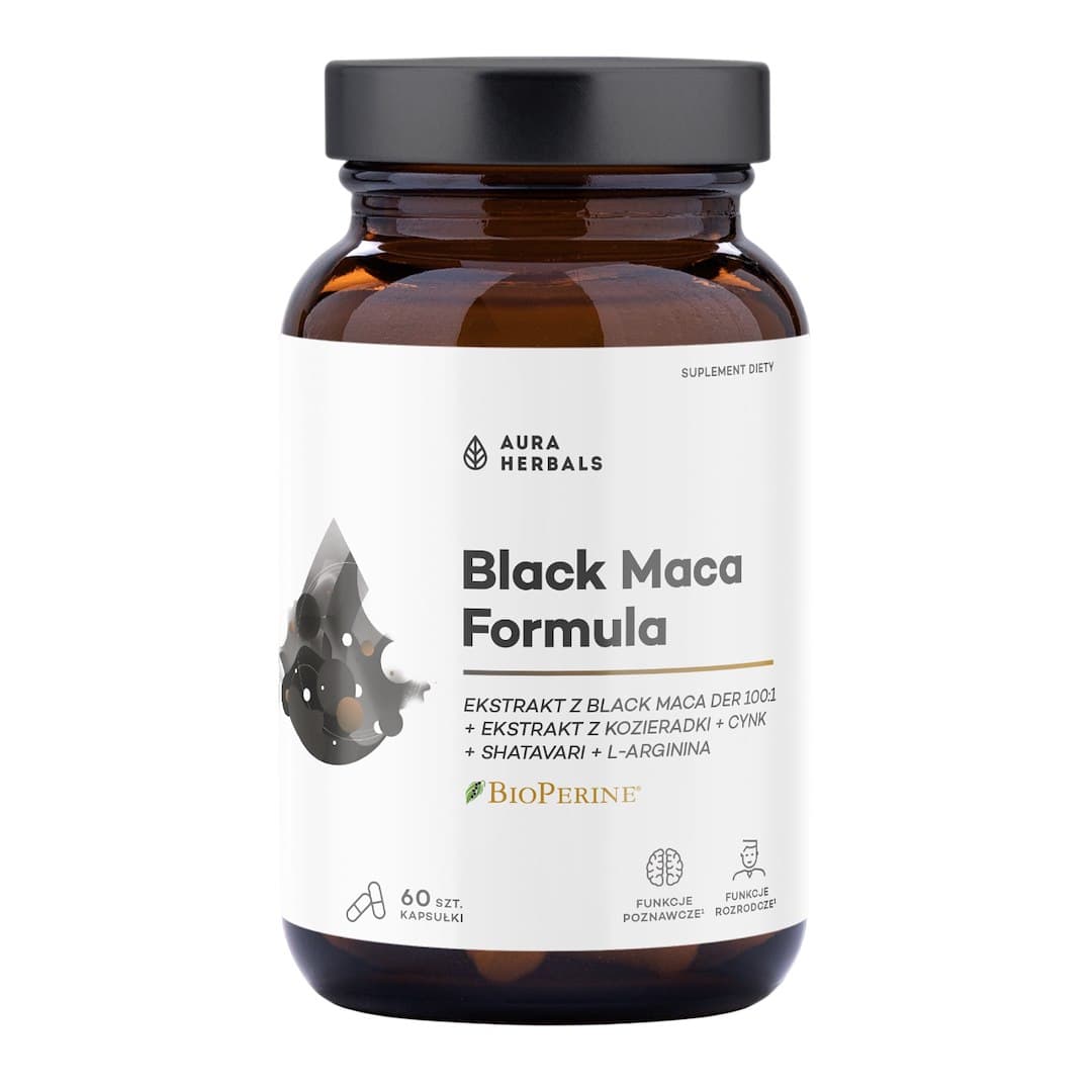 Aura Herbals - Black Maca Formula - 60 Caps