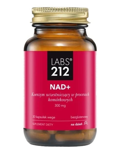 LABS 212 - NAD+ - 30 Caps – LABS 212 förpackning