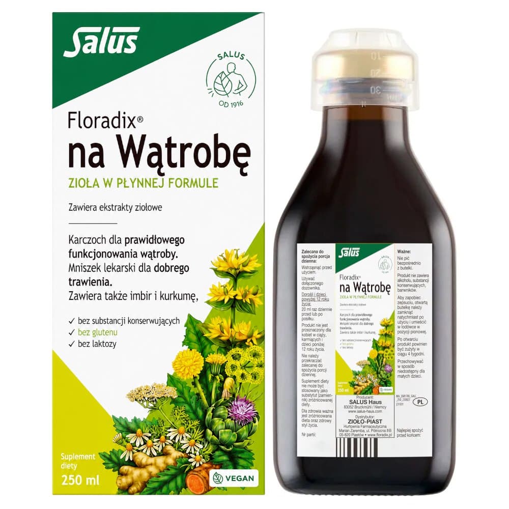 Floradix - Liver Support - 250ml – Floradix förpackning