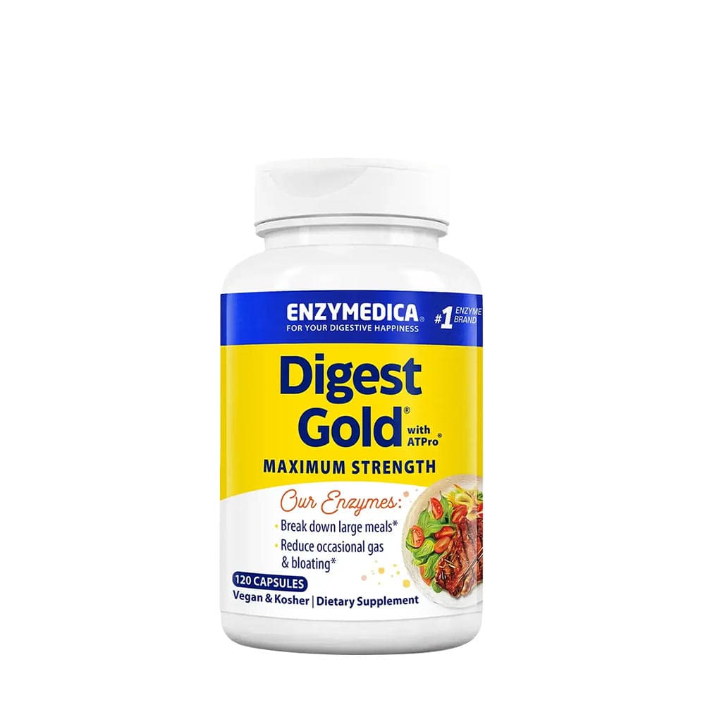 Enzymedica - Digest Gold with ATPro - Digestive Enzyme - 120 Capsules