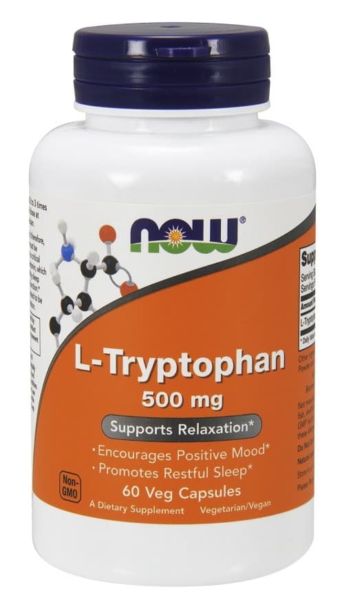 NOW Foods - L Tryptophan 500mg - 60 Vcaps