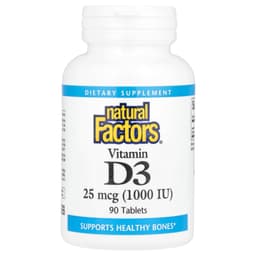 Natural Factors - Vitamin D3 - 90 Tabs