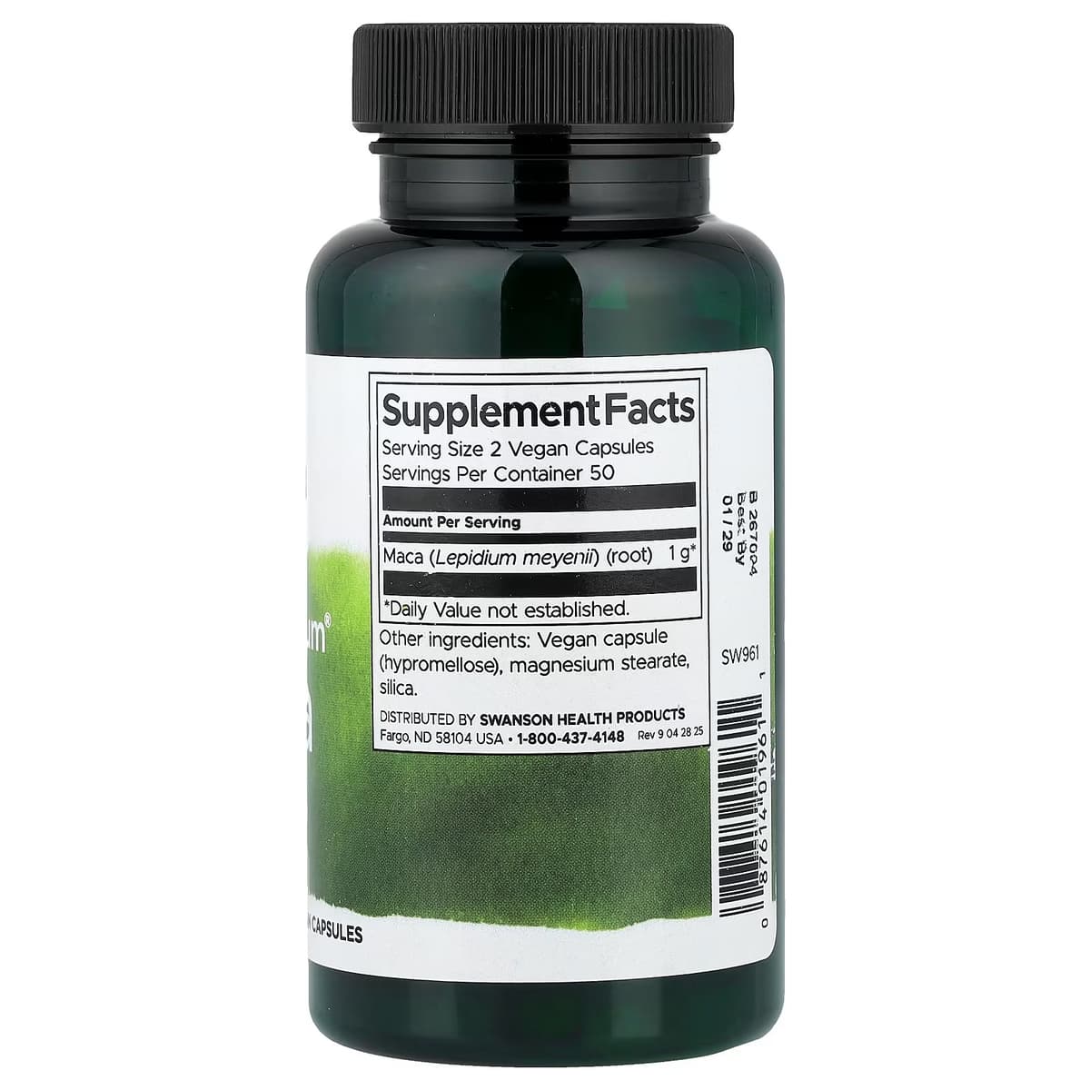 Swanson - Maca - 100 Kapsler