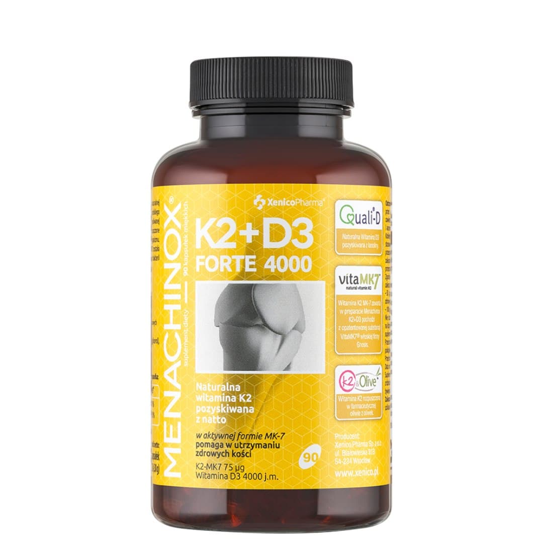 XENICO PHARMA - K2+D3 Forte 4000 - 90 sgels – XENICO PHARMA förpackning