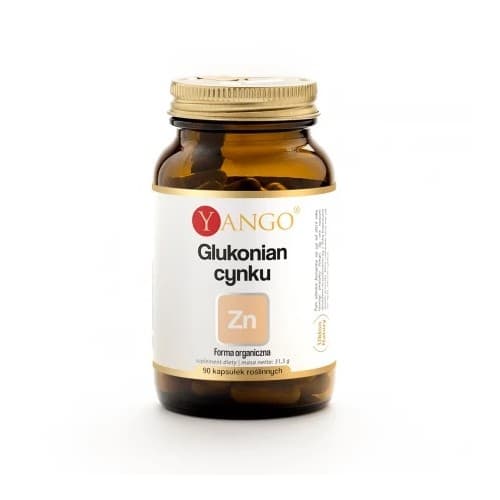 Yango - Zinc Gluconate - 90 Caps – Yango förpackning