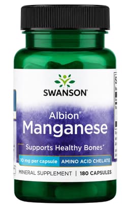 Swanson - Chelated Manganese - 180 Caps