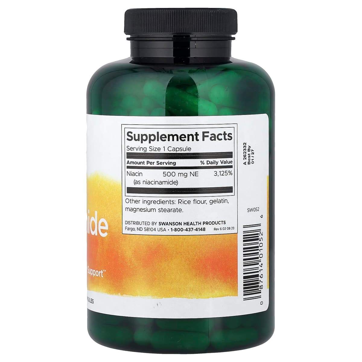 Swanson - Niacinamide - 250 Caps