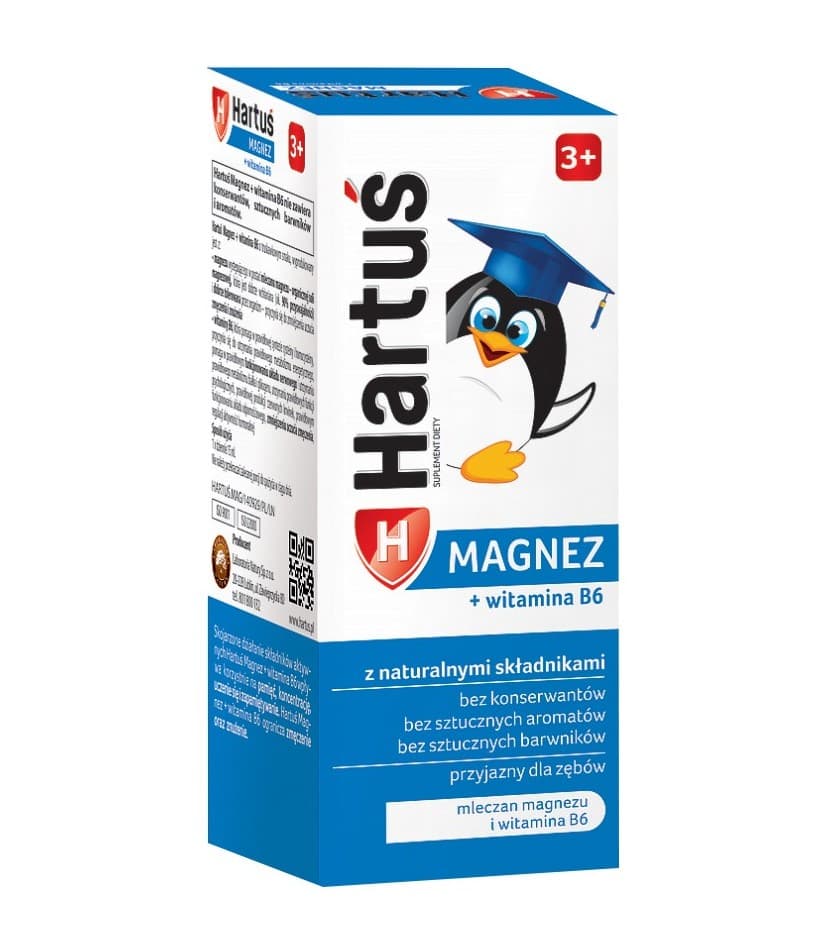 Hartus - Magnesium + Vitamin B6 Syrup - 120 ml