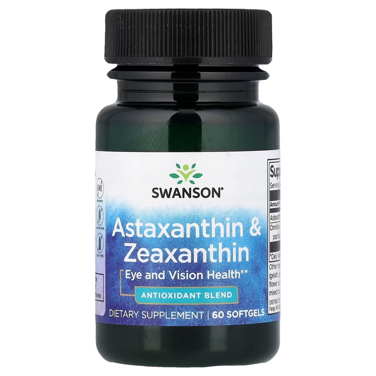 Swanson - Astaxanthin & Zeaxanthin - 60 Sgels