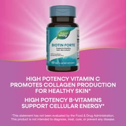 Nature'S Way - Biotin With Zinc - 60 Tabs