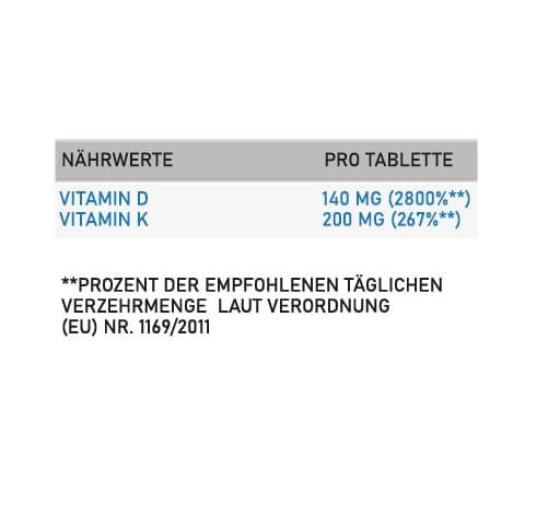 NNT Labs - Vitamin D3 og K2 - 60 tabletter