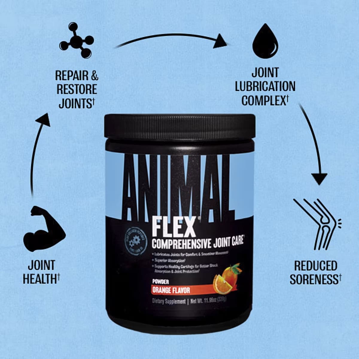 Universal Nutrition - Animal Flex - Joint Support Supplement - 348g