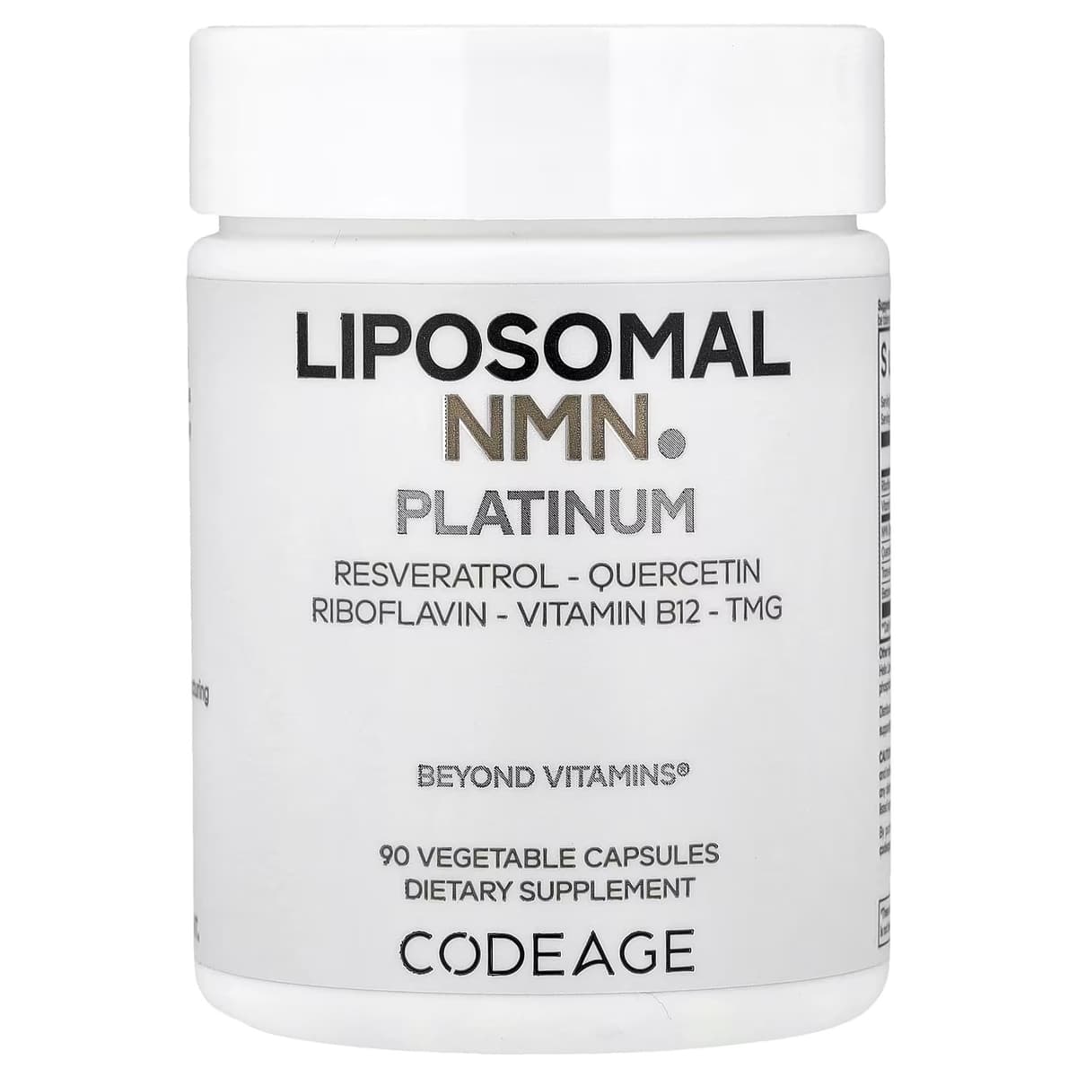 Codeage - Liposomal NMN Platinum - 90 Vegetable Capsules