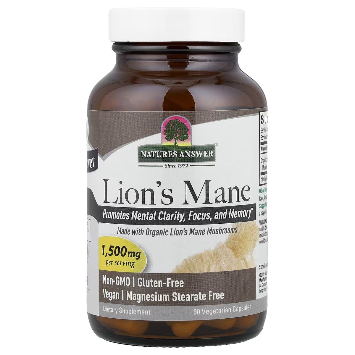 Nature's Answer - Lion'S Mane - 90 Vcaps