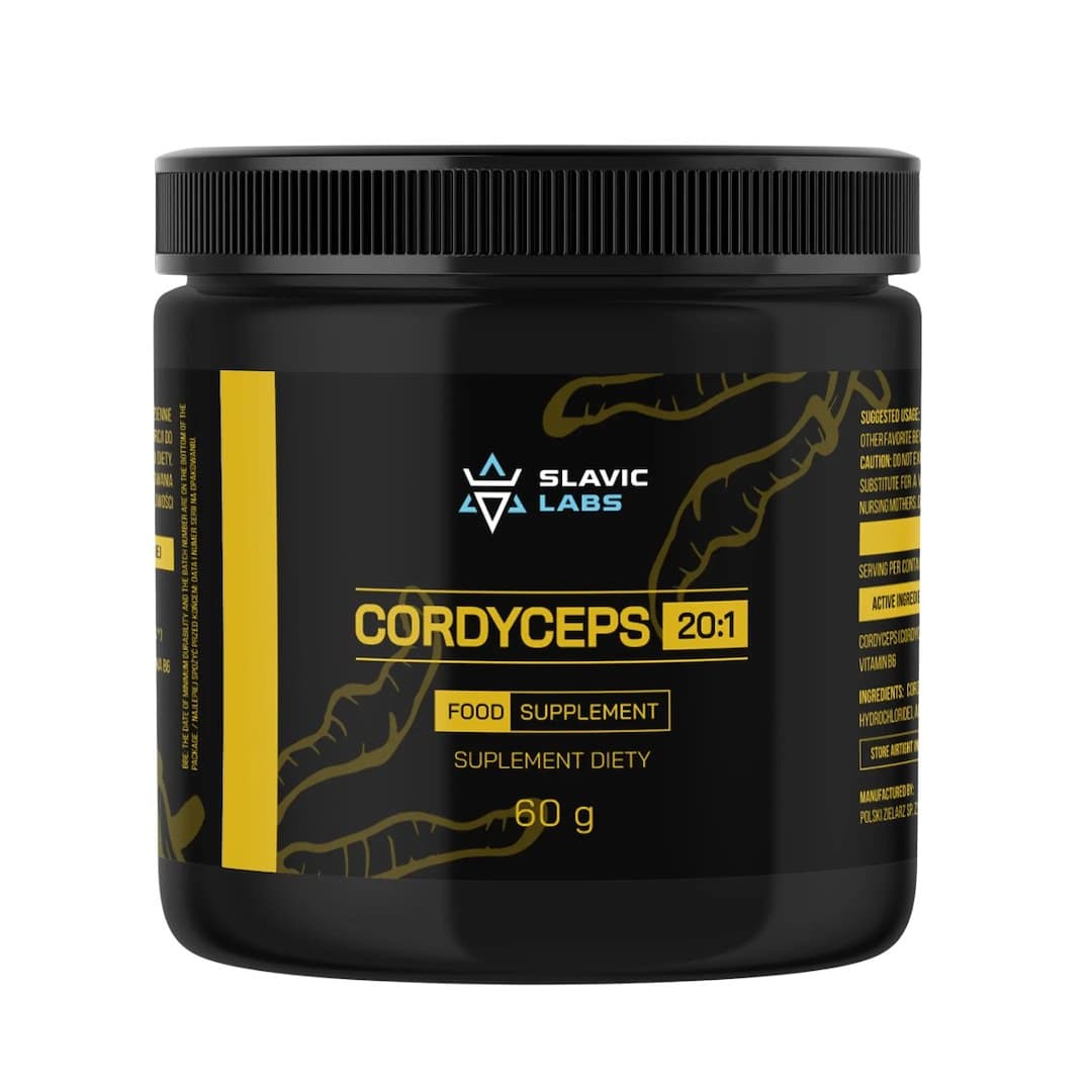 Slavic Labs - Cordyceps 20:1 - 60 g – Slavic Labs förpackning