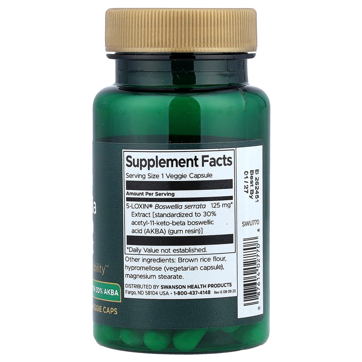 Swanson - Boswellia Serrata Extract - 30 Caps