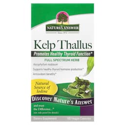 Nature's Answer - Kelp Thallus - 100 Vcaps