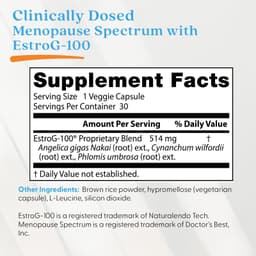 Doctor's Best - Menopause Spectrum - 30 Veggie Caps