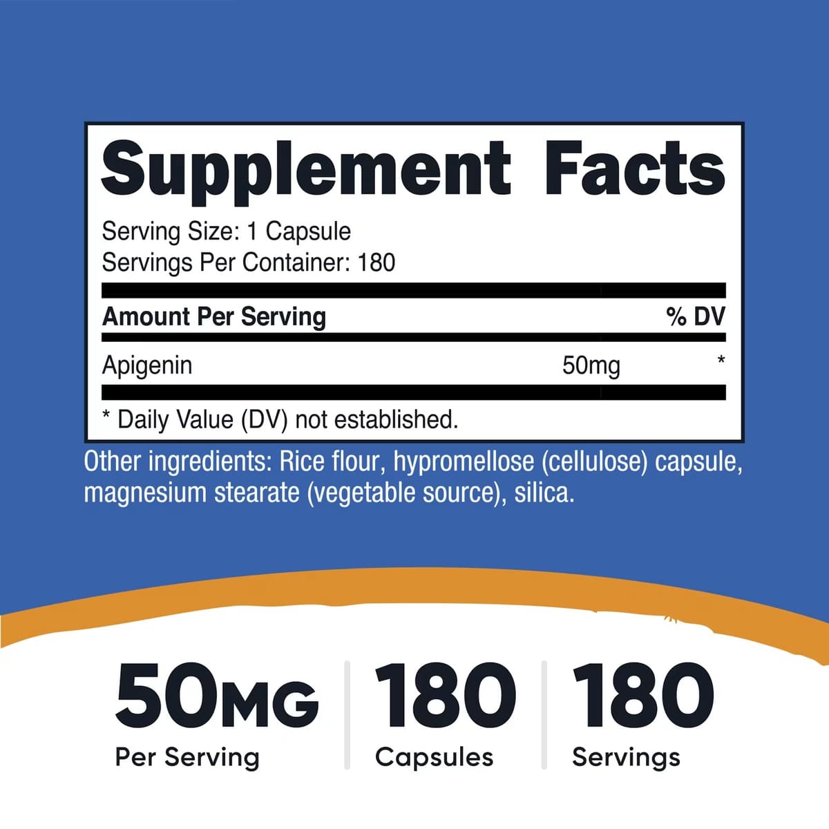 Nutricost - Apigenin - 180 kapsler