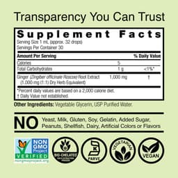 Nature's Answer - Ginger Root Fluid Extract - 30ml