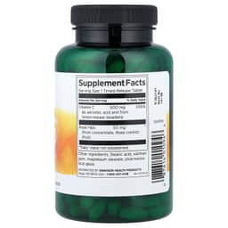 Swanson - Vitamin C With Rose Hips - Timed-Release, 500mg - 250 Tabs